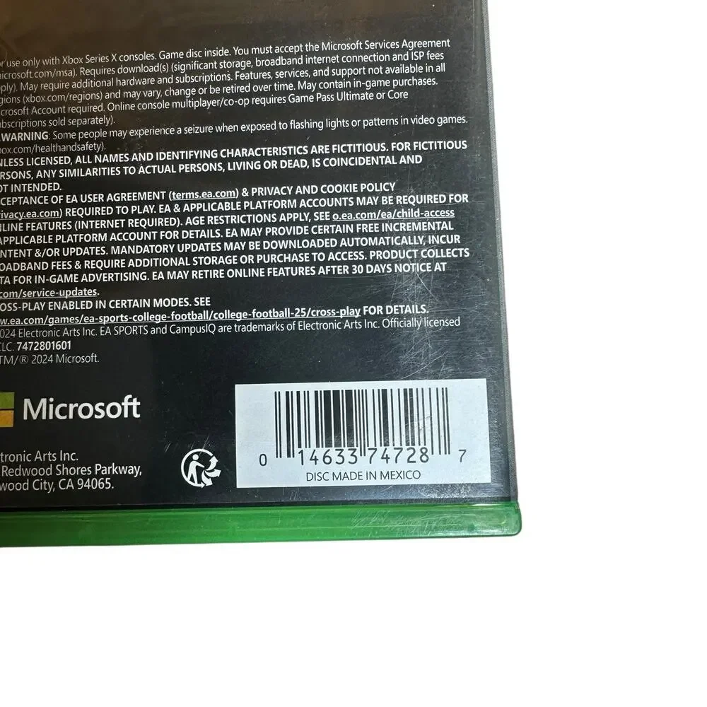 XBox Series X Madden & College Football 25 Video Game Lot EA Sports